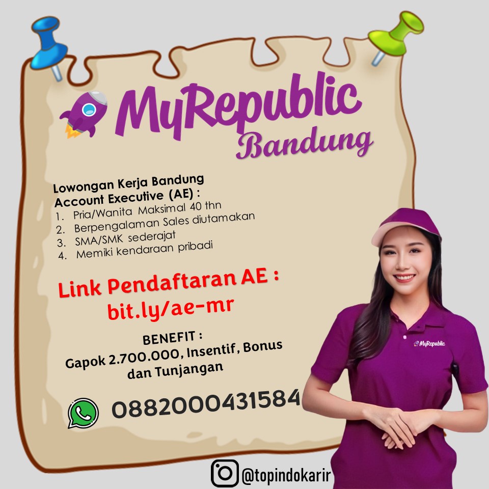 Lowongan Kerja Account Executive Direct Sales Di Myrepublic