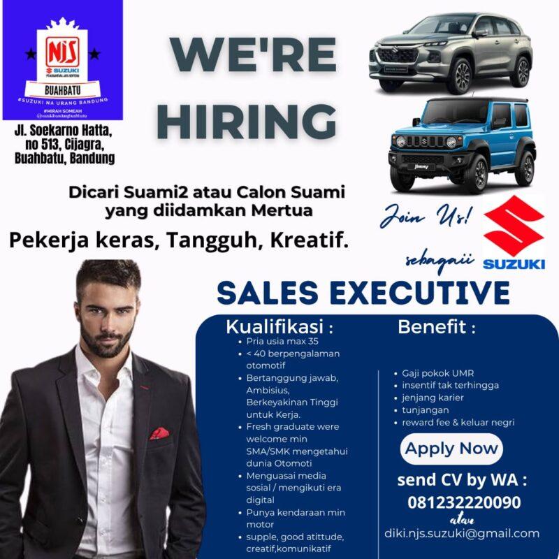 Lowongan Kerja Sales Executive Di Njs Suzuki Mobil Bandung Buahbatu