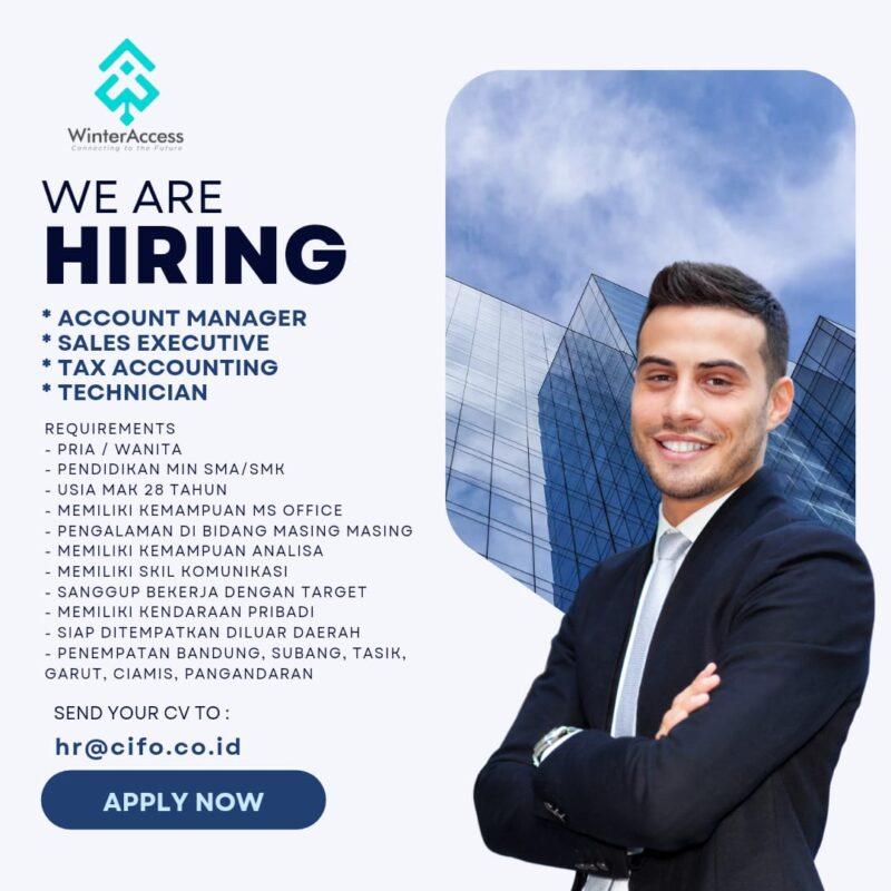 Lowongan Kerja Account Manager Sales Executive Tax Accounting