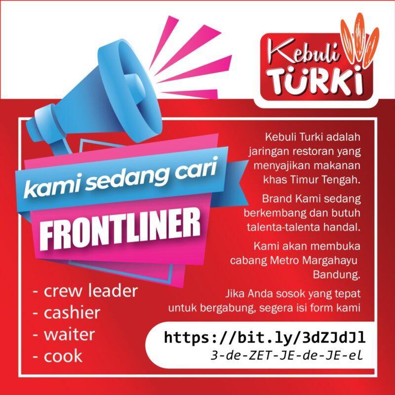 Lowongan Kerja Frontliner di Kebuli Turki - LokerBandung.id