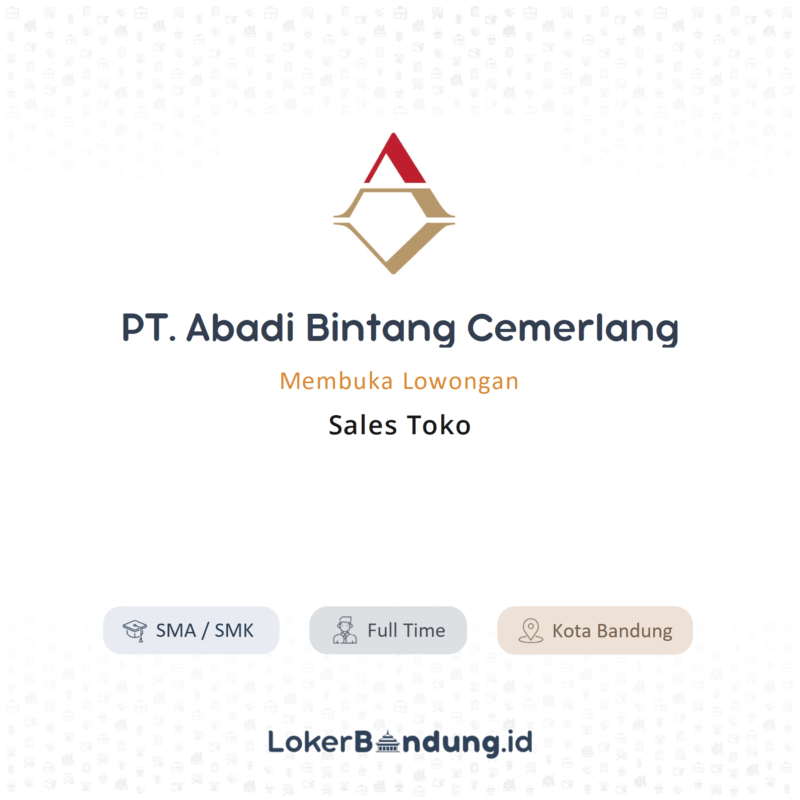 Pramuniaga di pt abadi bintang cemerlang