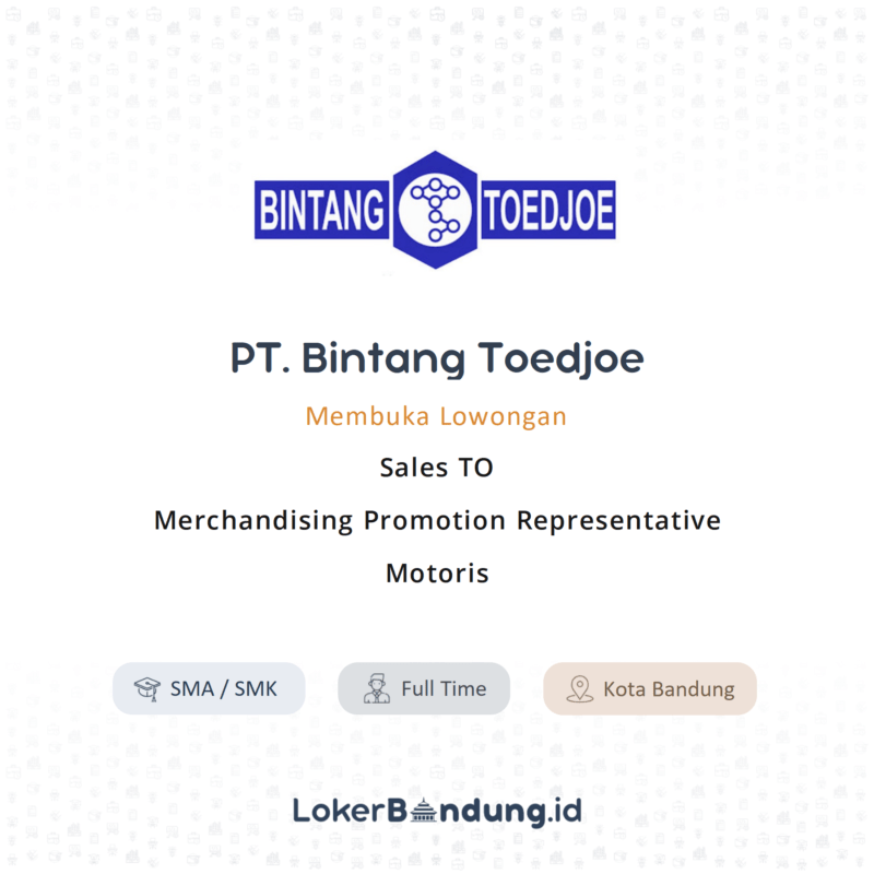 Gaji Operator Produksi Pt Bintang Toedjoe