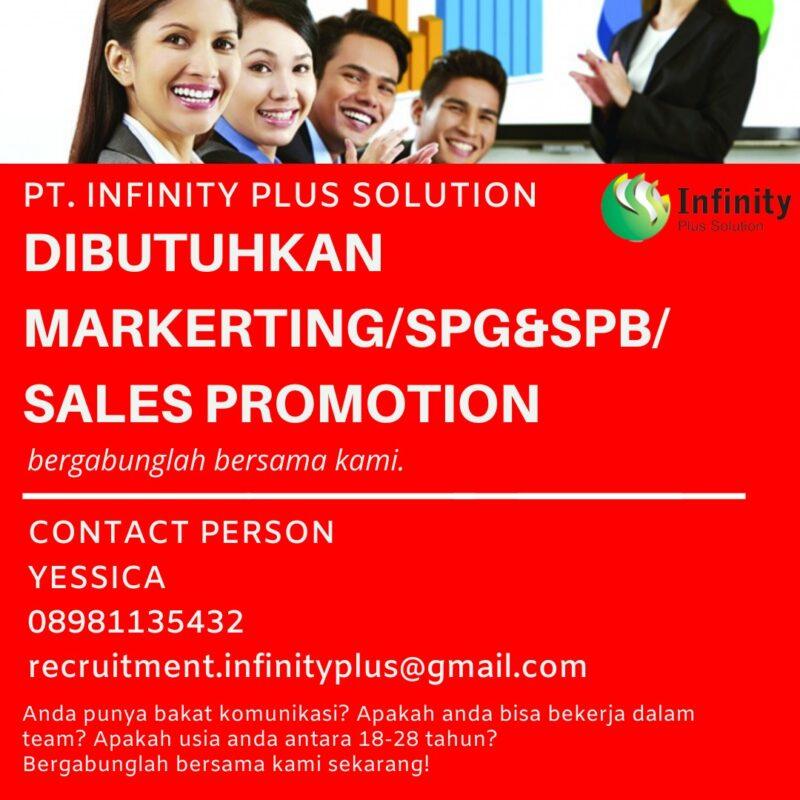 Sales akuisisi spg spb di pt infinity plus solution 4