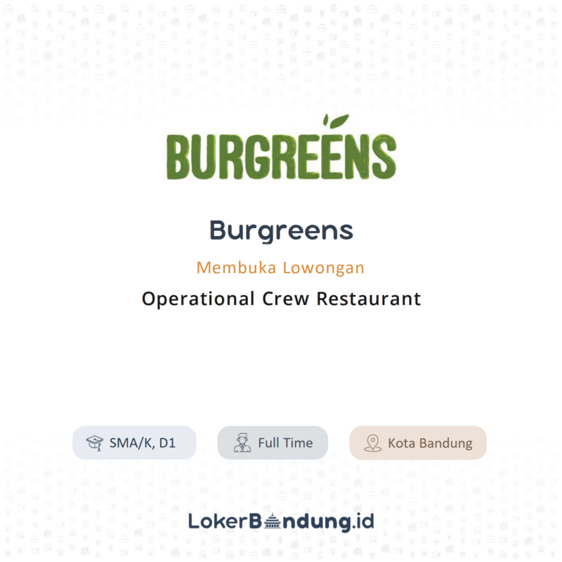 Operational crew restaurant di burgreens