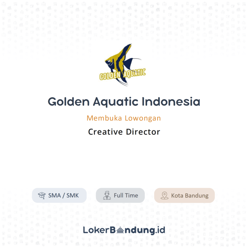 Creative director di golden aquatic indonesia