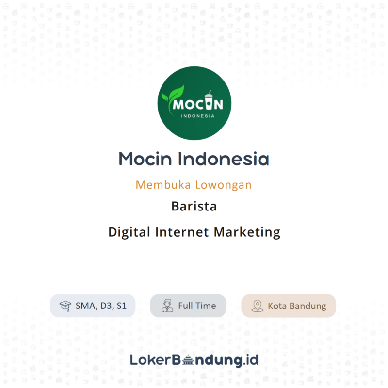 Barista digital internet marketing di mocin indonesia