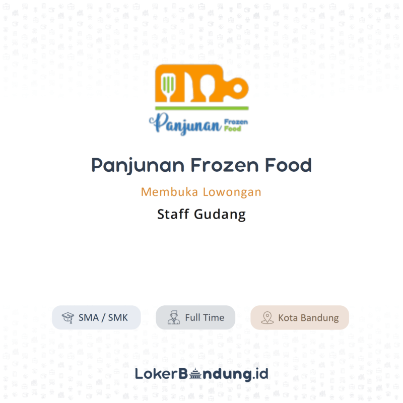 Staff gudang di panjunan frozen food 2