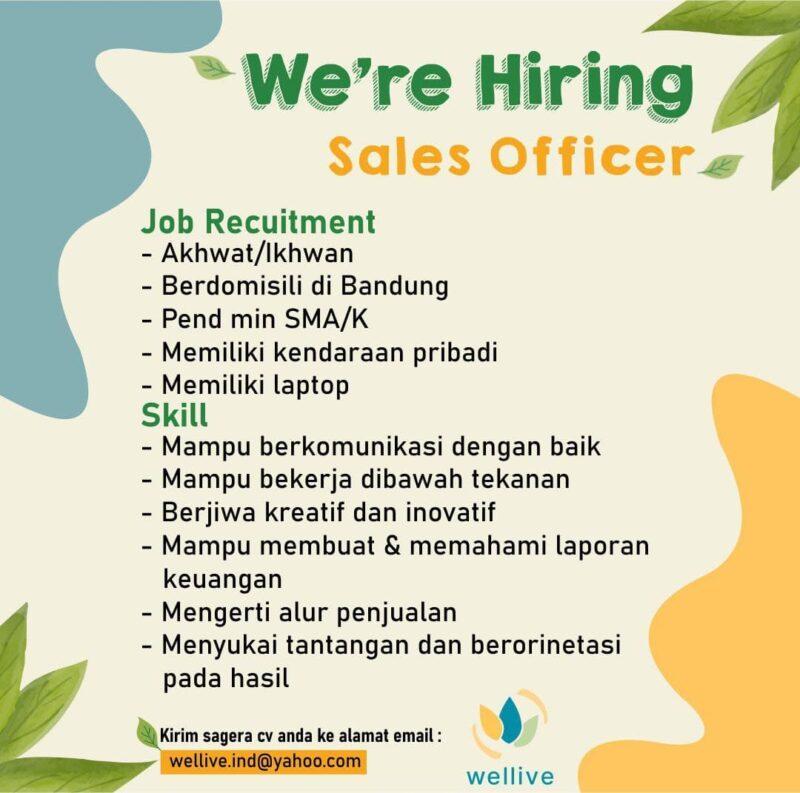 Sales officer di wellive