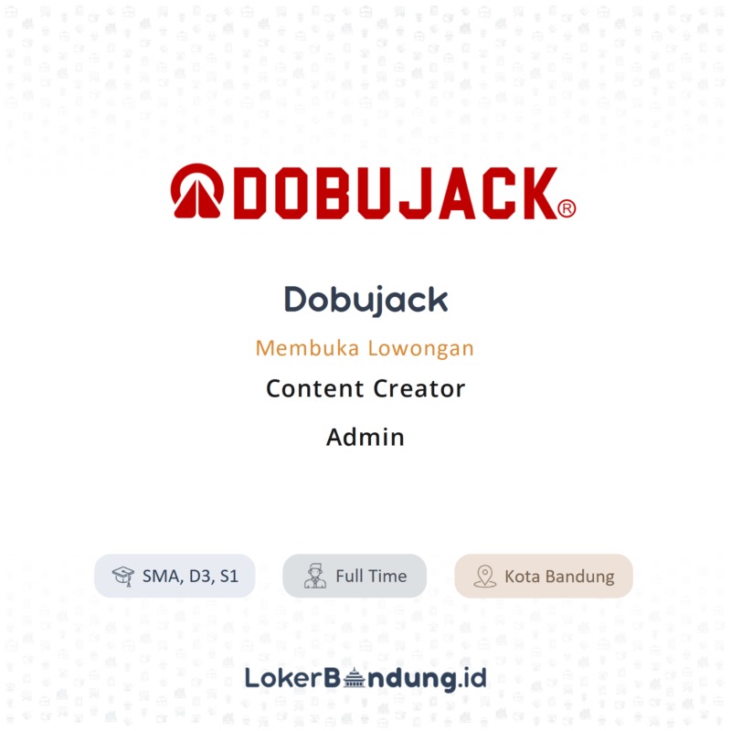 Content creator admin di dobujack