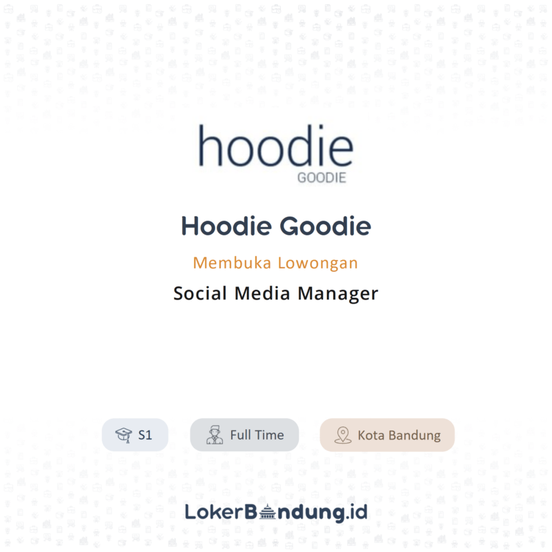 Social media manager di hoodie goodie