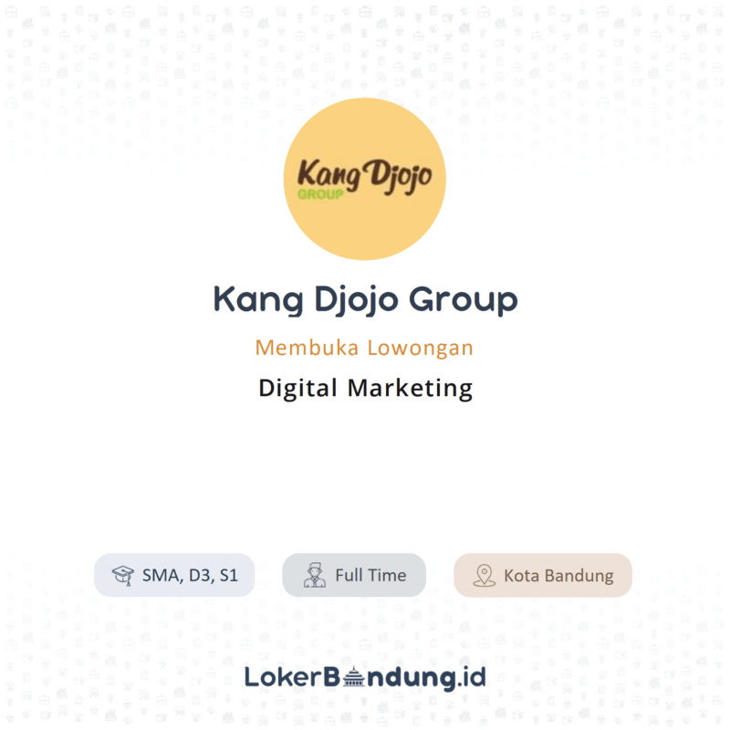 Digital marketing di kang djojo group