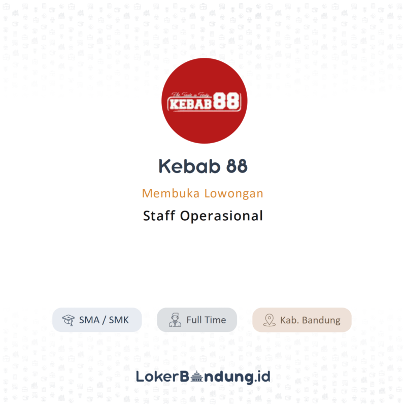 Staff operasional di kebab 88 2