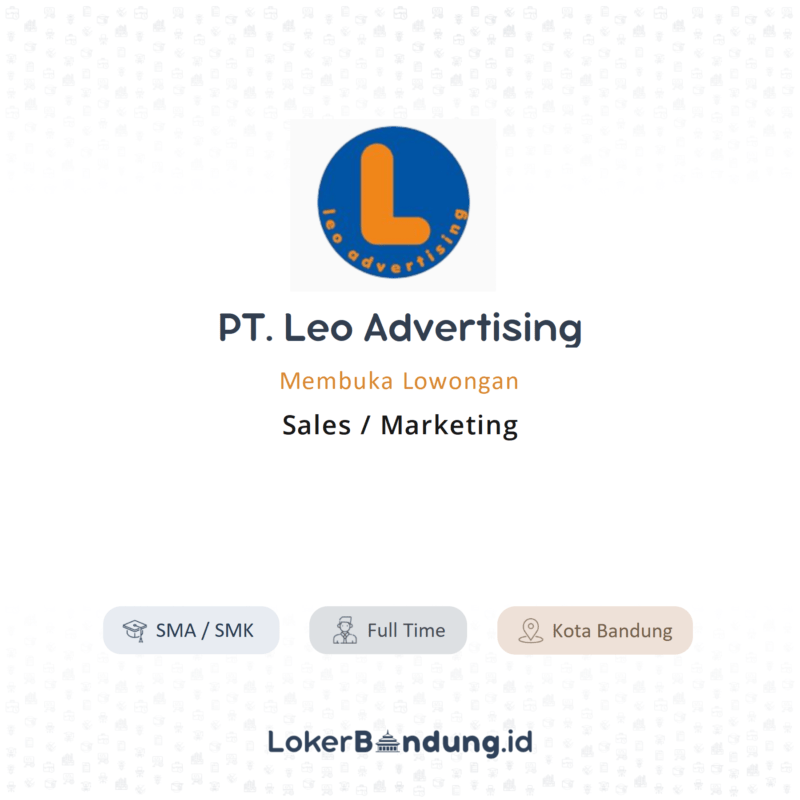 Sales marketing di pt leo advertising