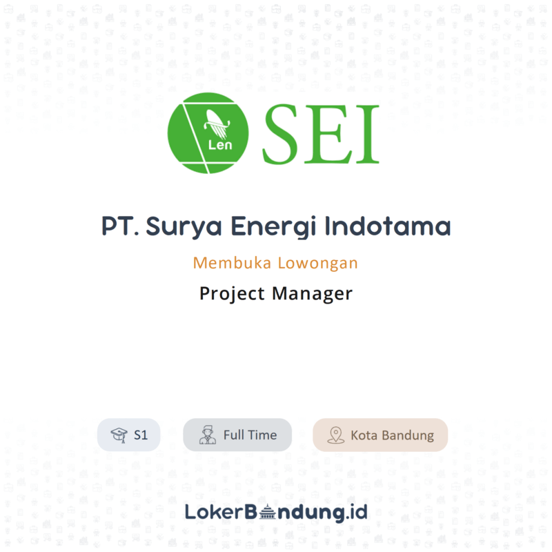 Project manager di pt surya energi indotama