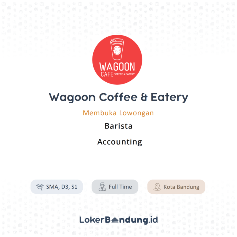 Barista accounting di wagoon coffee eatery