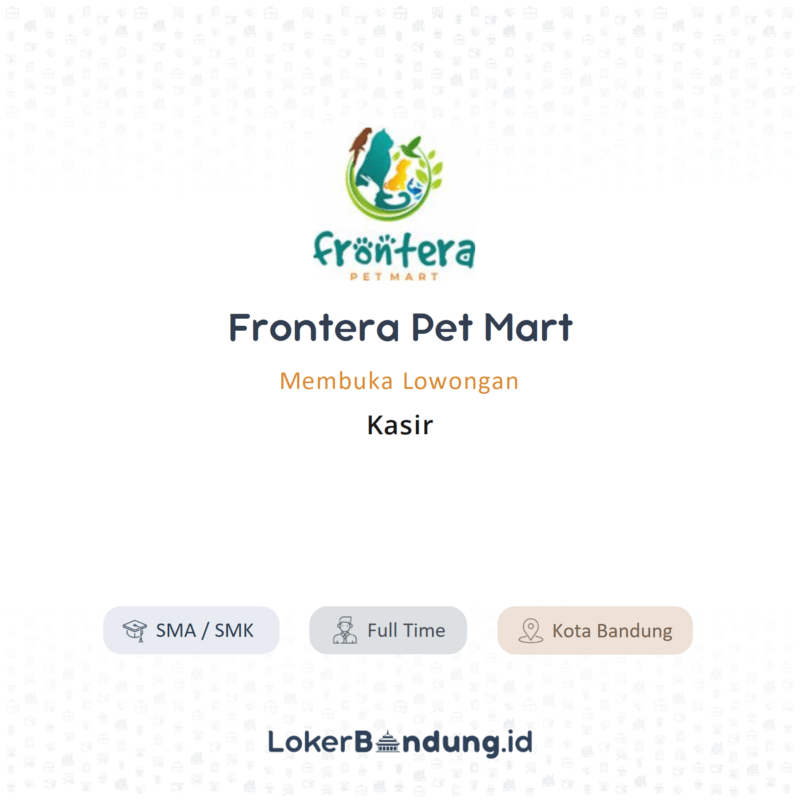 Kasir di frontera pet mart