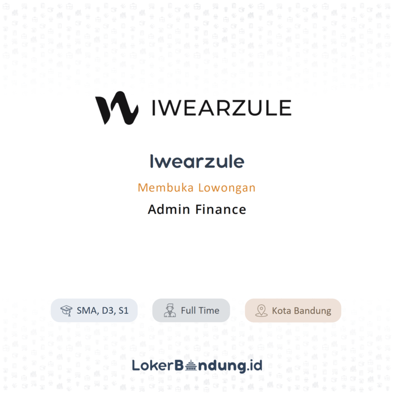 Admin finance di iwearzule