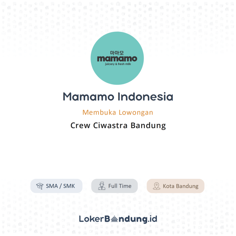 Crew ciwastra bandung di mamamo indonesia