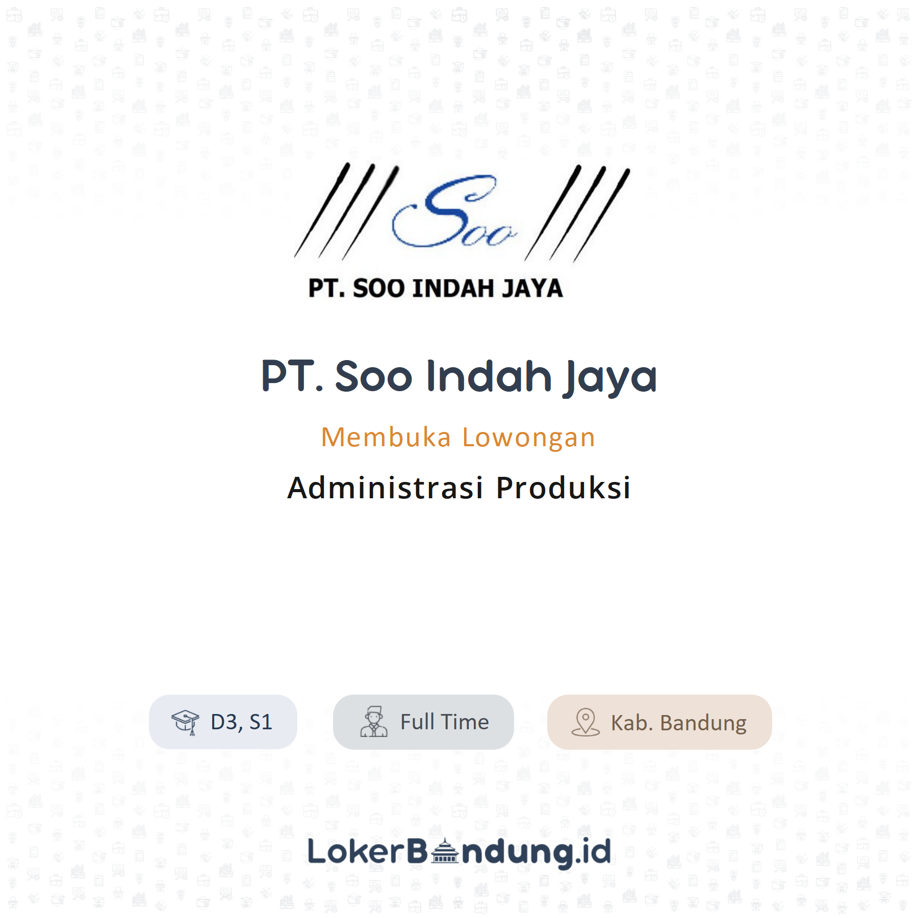 Database administrator programmer di pt soo indah jaya