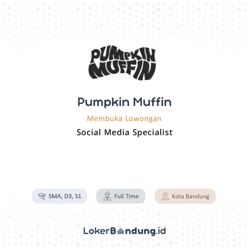 Social media specialist di pumpkin muffin