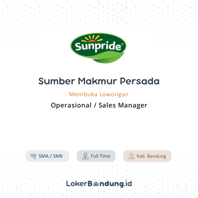 Sales manager sales kanvas di sumber makmur persada