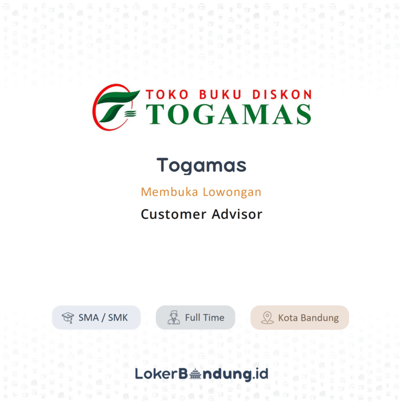 Customer advisor di togamas