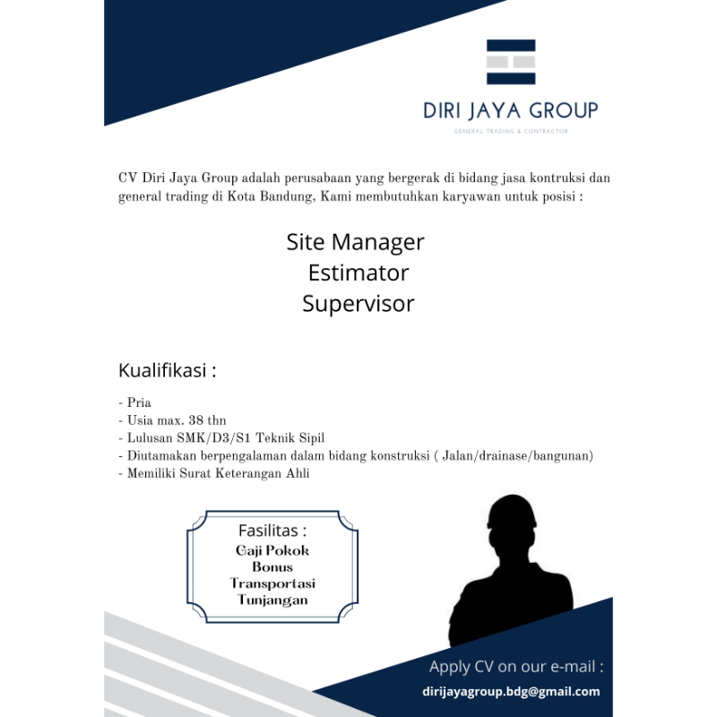 Site manager di cv diri jaya group 2