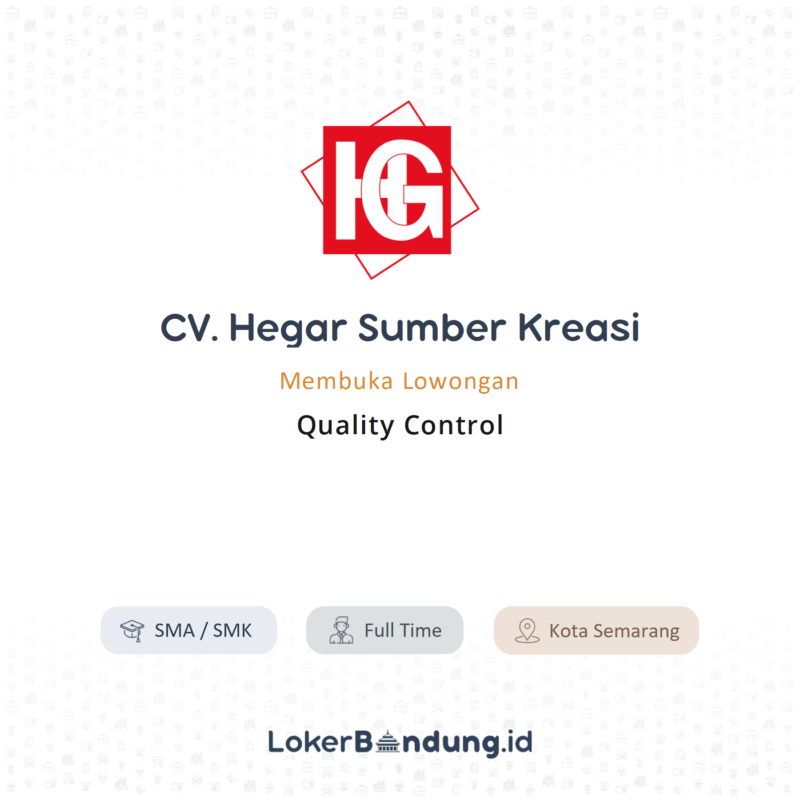 Quality control di cv hegar sumber kreasi 2