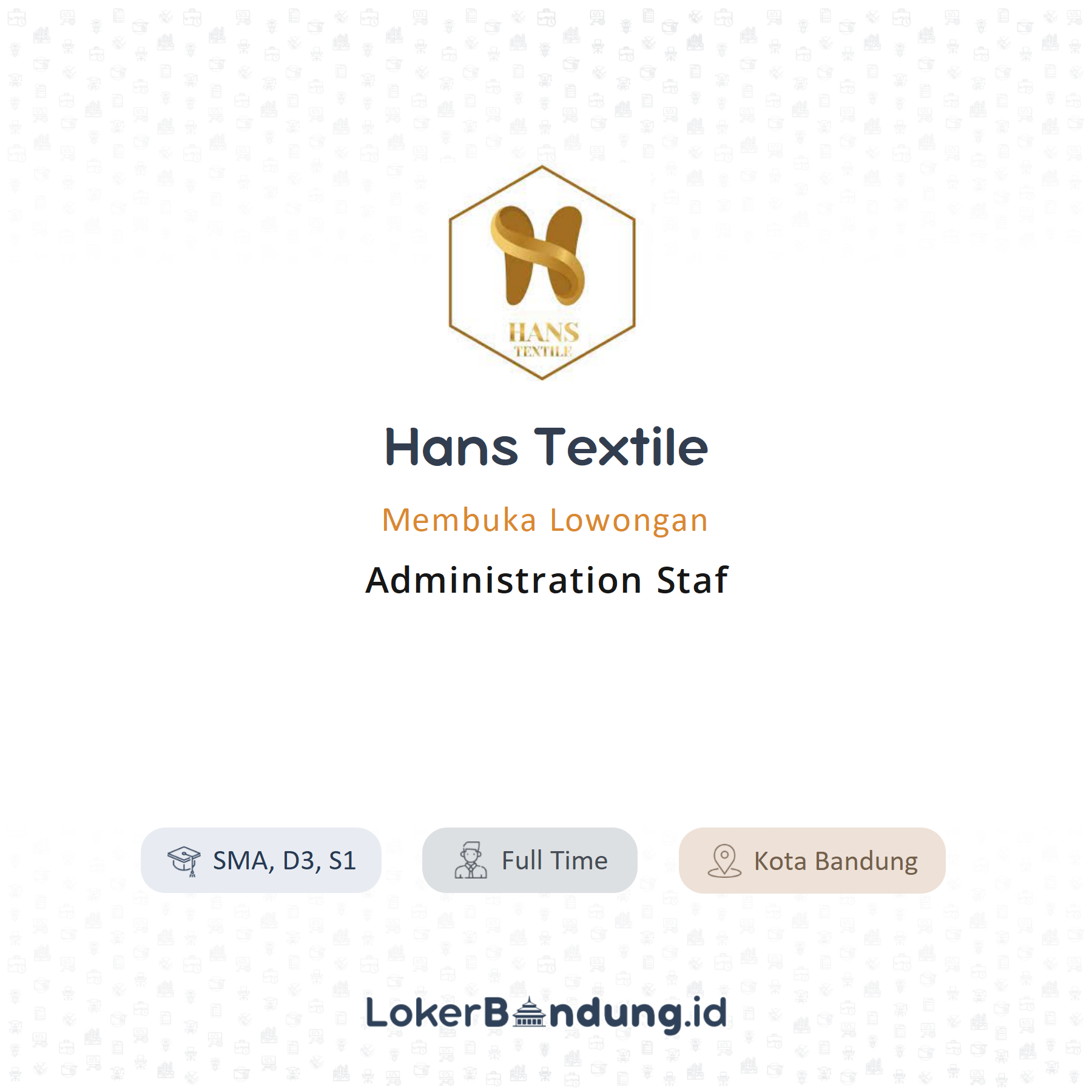 Administration staf di hans textile