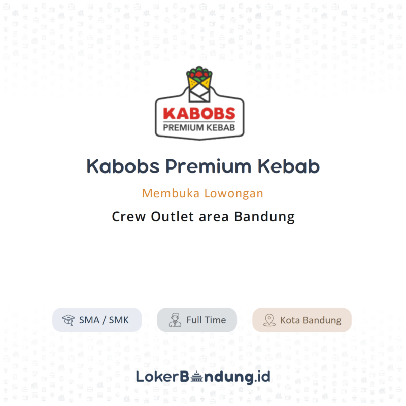 Crew outlet area bandung di kabobs premium kebab