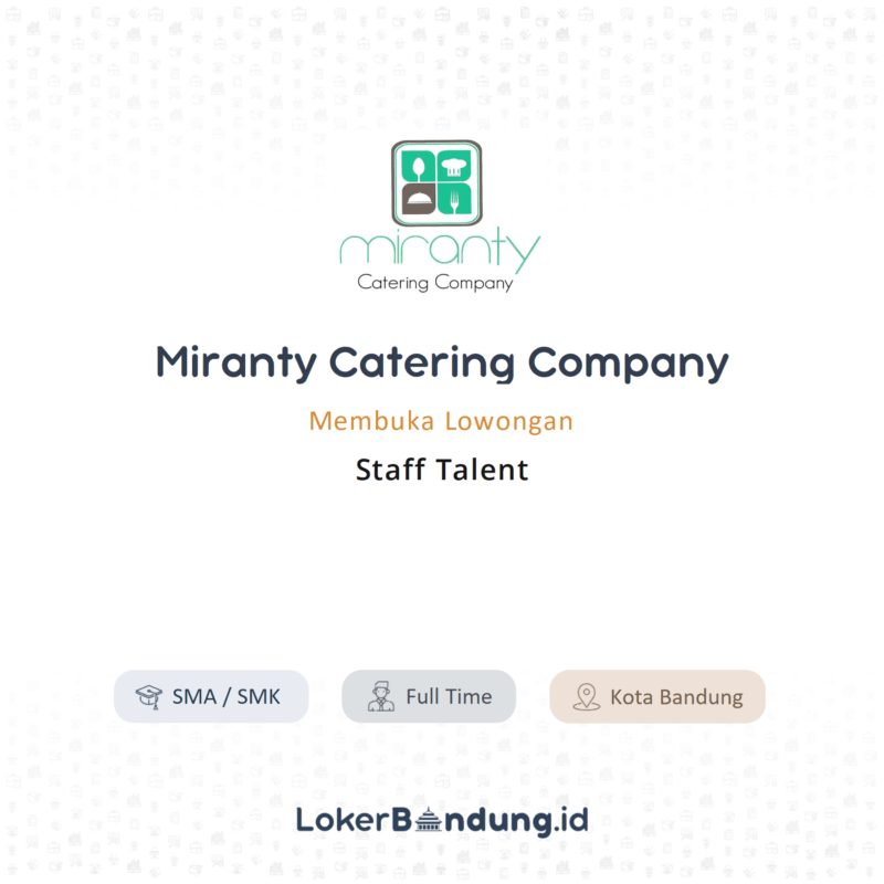 Staff talent di miranty catering company