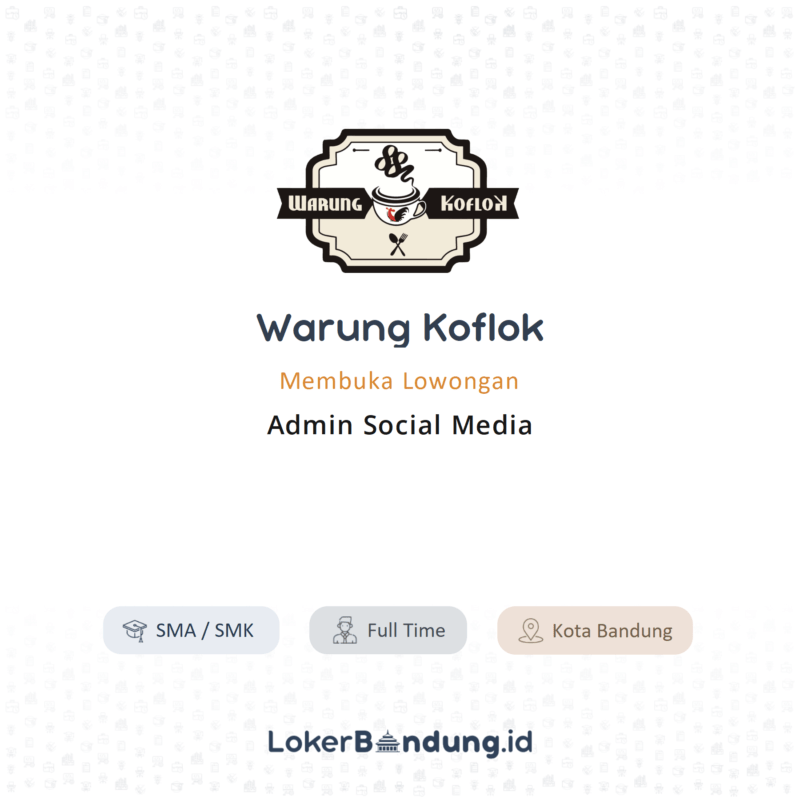 Admin social media di warung koflok