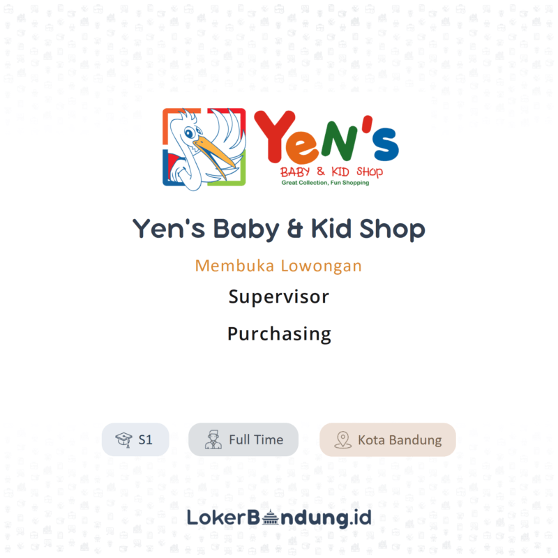 Supervisor purchasing di yens baby kid shop