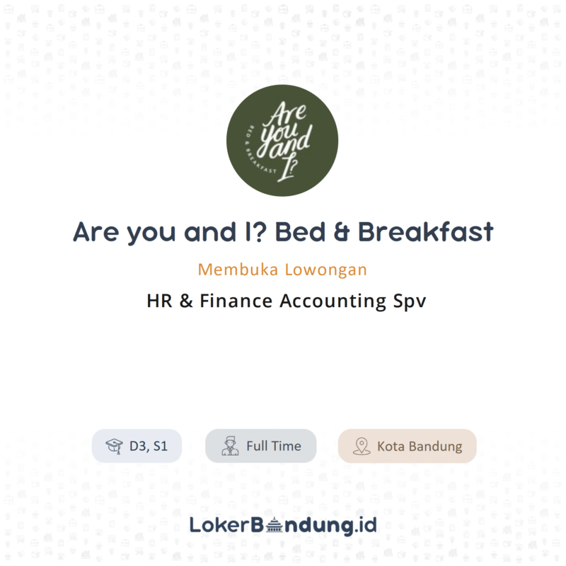 Hr finance accounting spv di are you and i bed breakfast