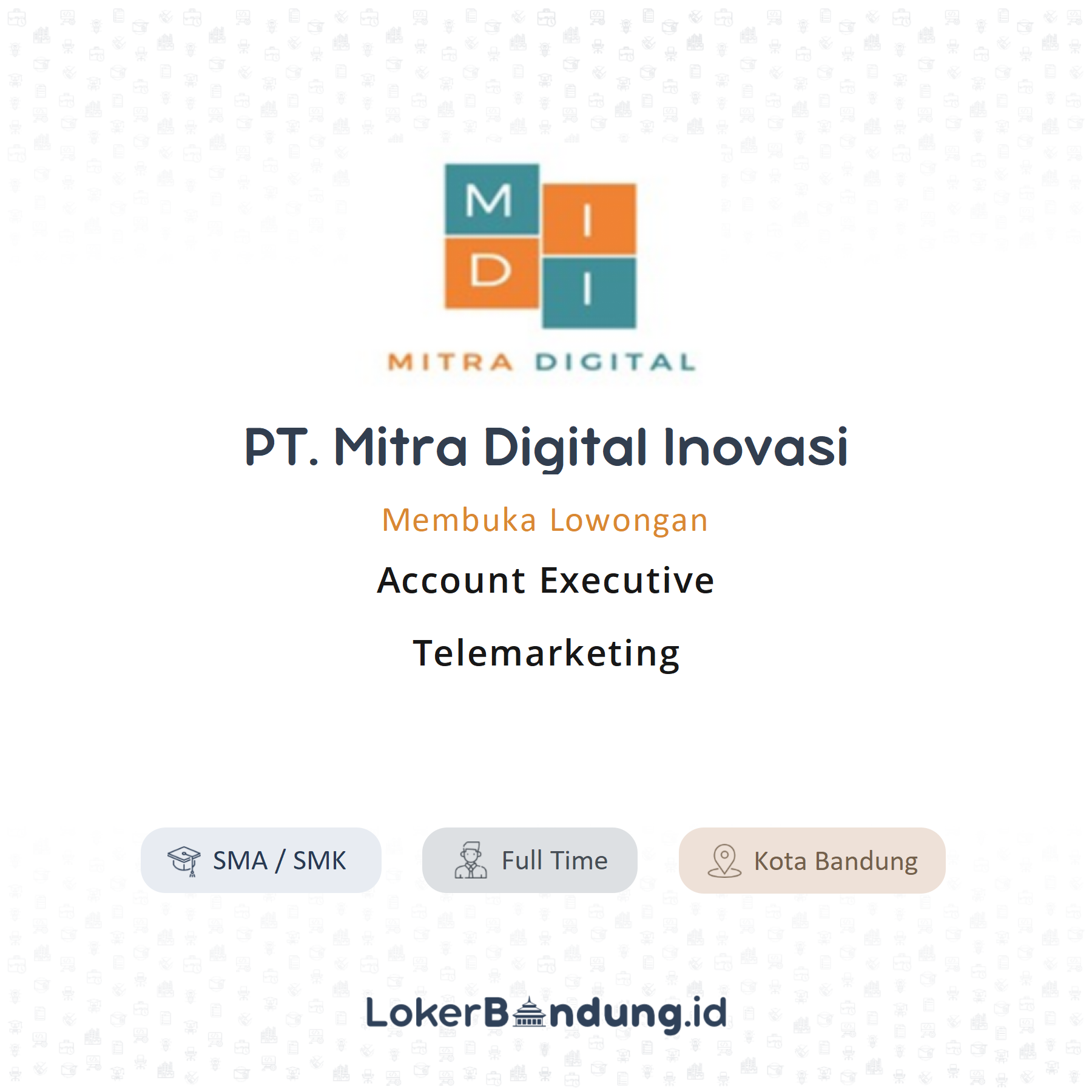 Account executive telemarketing di pt mitra digital inovasi