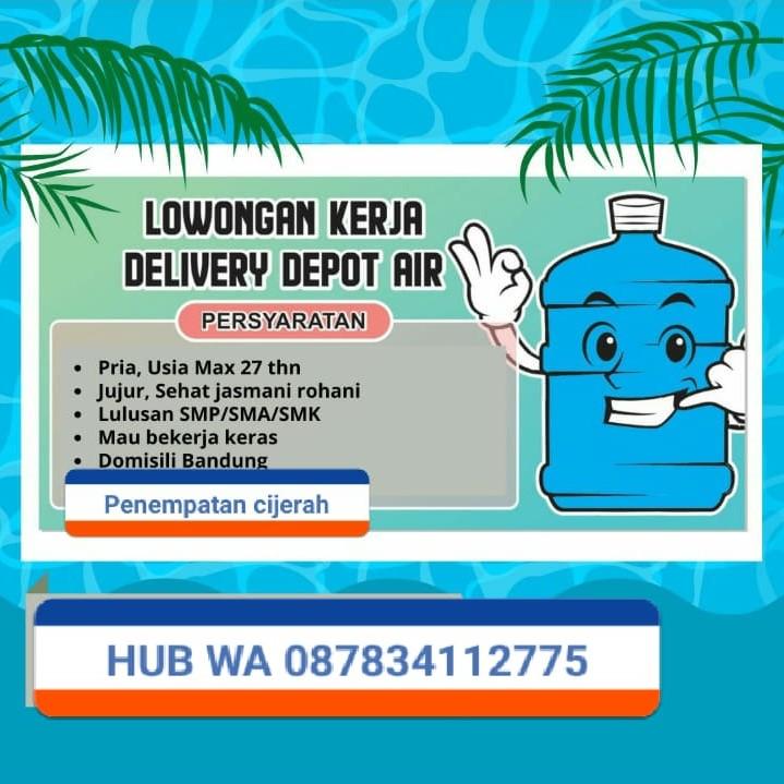 Delivery depot air di daily fresh water