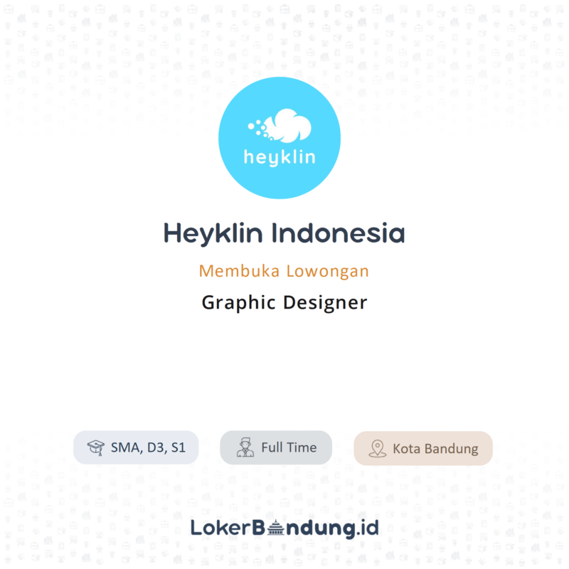 Graphic designer di heyklin indonesia