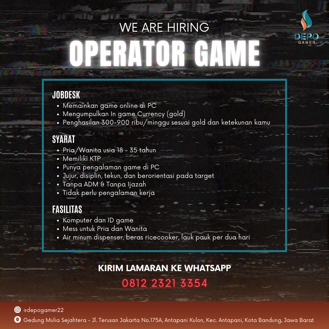 Operator game online di depo gamer 3