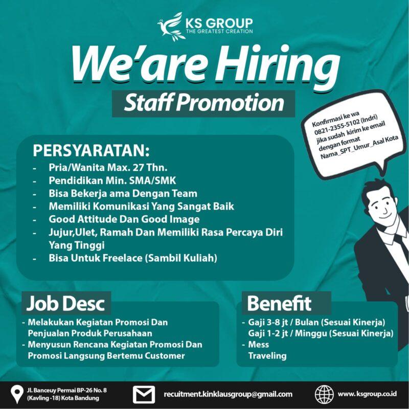 Staff promotion di pt kinklaus sukses indo 4