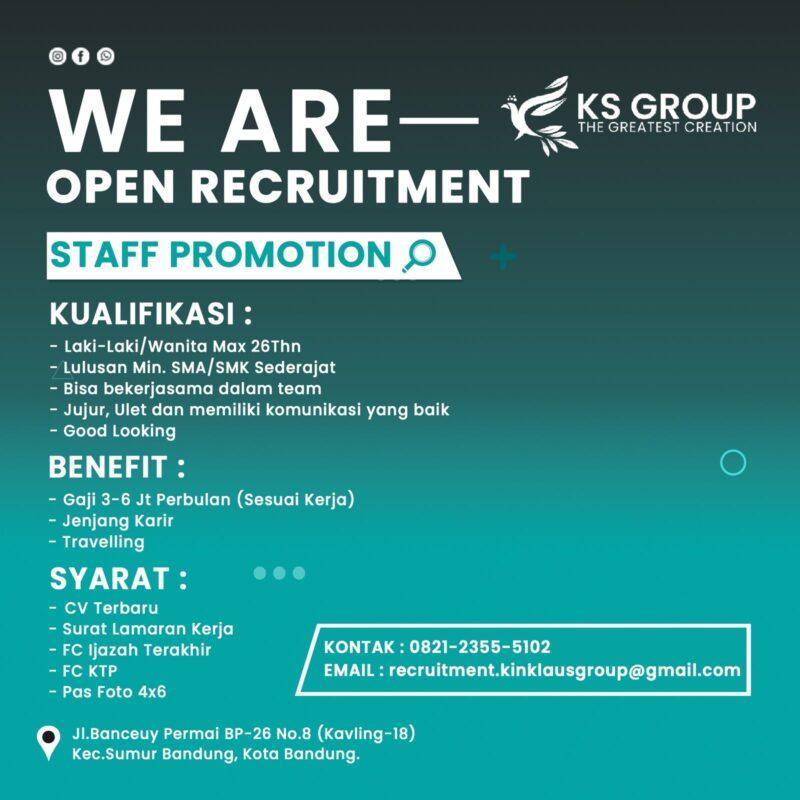 Staff promotion di pt kinklaus sukses indo 3