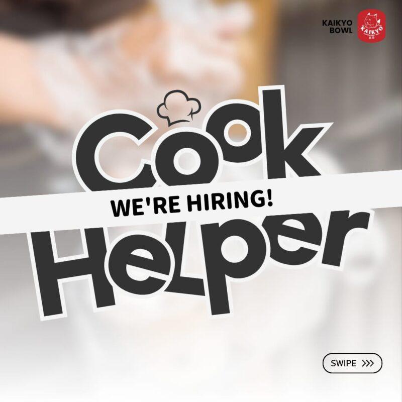 Lowongan Kerja Cook Helper Di Kaikyobowl Lokerbandung Id