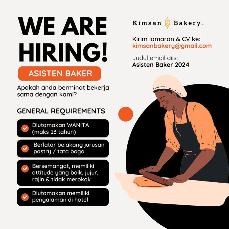 Asisten baker di kimsan bakery 3