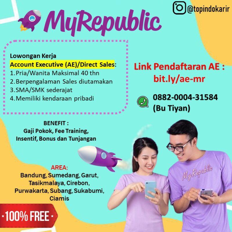 Lowongan Kerja Account Executive/Direct Sales Di MyRepublic ...