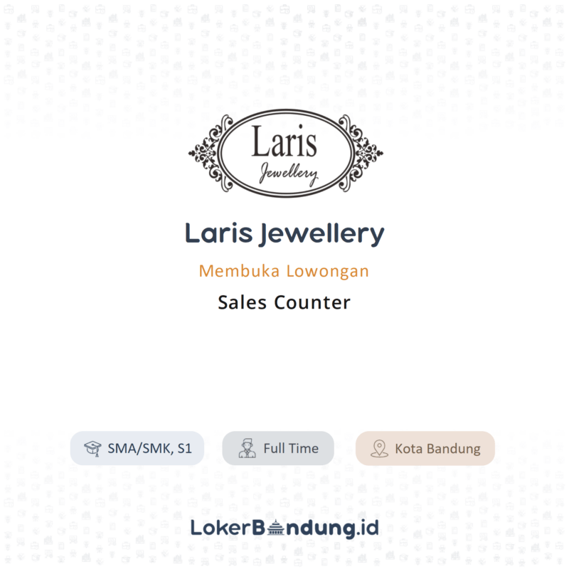 Kepala pembukuan di laris jewellery