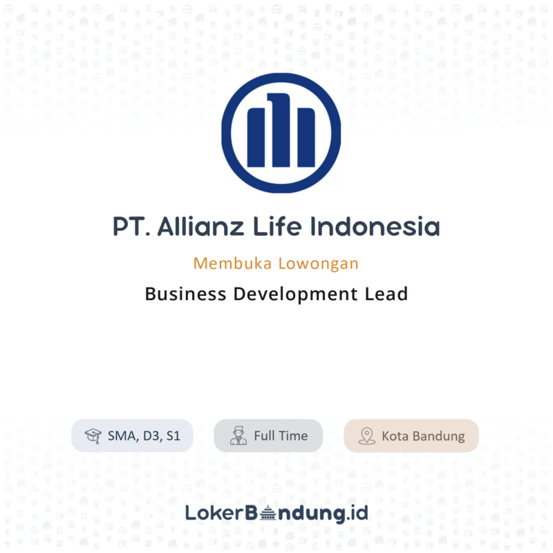 Lowongan Kerja Business Development Lead di Allianz Life Indonesia ...